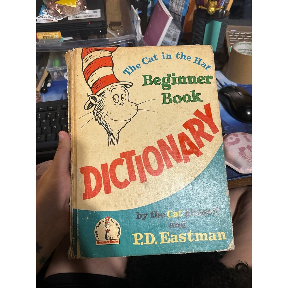 1964 The Cat and The Hat Beginners Book Dictionary